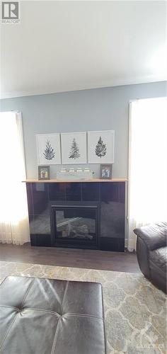 78 Dunlop Road, Carleton Place, ON - Indoor Photo Showing Living Room With Fireplace