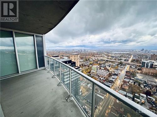 805 Carling Avenue Unit#3601, Ottawa, ON - Outdoor With Balcony With View