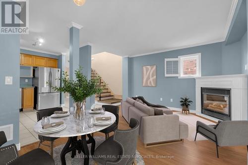 1 - 833 Scollard Court, Mississauga, ON - Indoor With Fireplace