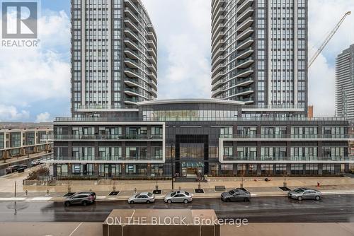 0417 - 5033 Four Springs Avenue, Mississauga, ON - Outdoor With Balcony With Facade