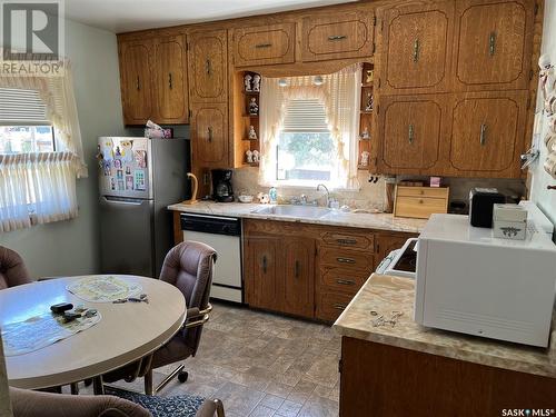 2155 Wascana Street, Regina, SK - Indoor Photo Showing Kitchen With Double Sink