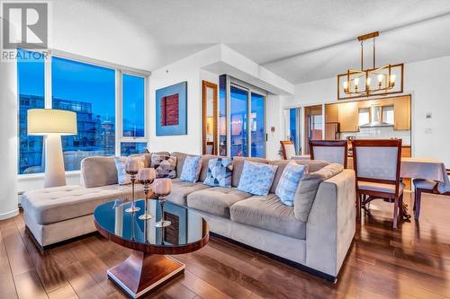 3705 689 Abbott Street, Vancouver, BC - Indoor Photo Showing Living Room