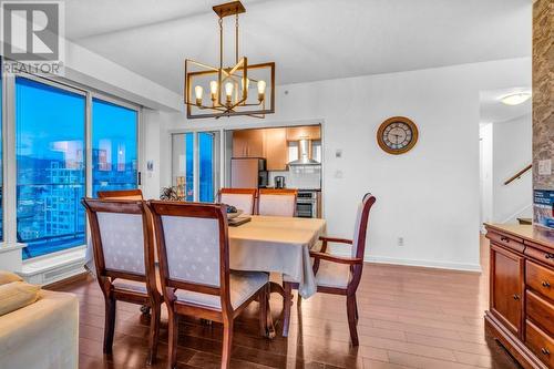 3705 689 Abbott Street, Vancouver, BC - Indoor Photo Showing Dining Room