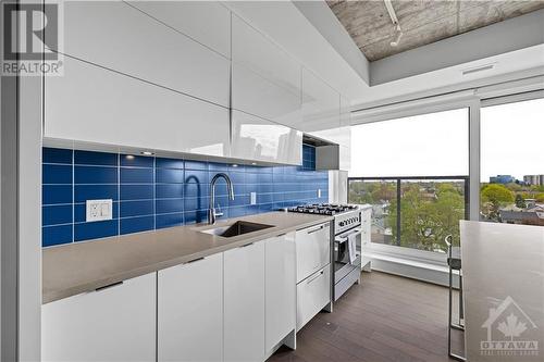 135 Barrette Street Unit#607, Ottawa, ON - Indoor Photo Showing Kitchen With Upgraded Kitchen