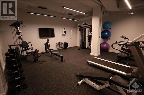 135 Barrette Street Unit#607, Ottawa, ON - Indoor Photo Showing Gym Room