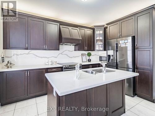 18 Fulmer Road, Brampton, ON - Indoor Photo Showing Kitchen With Double Sink