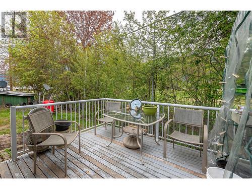 7025 97A Highway, Grindrod, BC - Outdoor With Deck Patio Veranda With Exterior