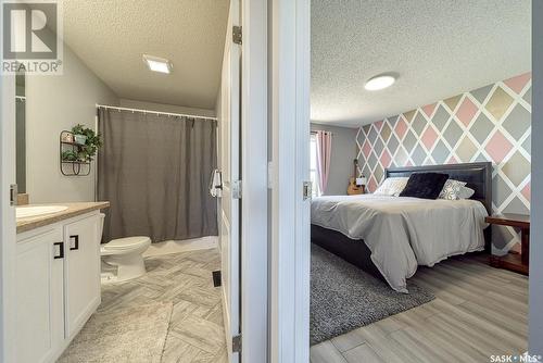 Robertson Acreage, Balgonie, SK - Indoor Photo Showing Bedroom