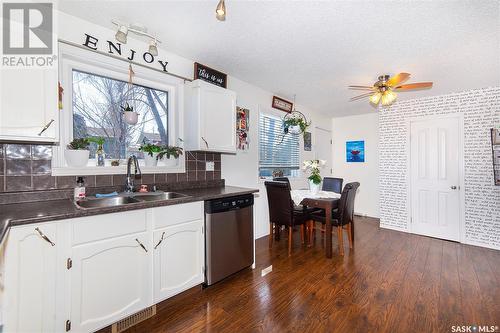 39 Chomyn Crescent, Saskatoon, SK - Indoor Photo Showing Kitchen With Double Sink