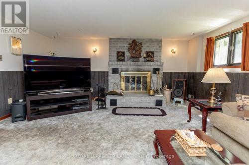 43 Fox Hollow Crescent, London, ON - Indoor Photo Showing Living Room With Fireplace
