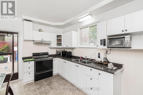 47 Clyde Street, Hamilton, ON - Indoor Photo Showing Kitchen With Double Sink