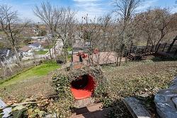 A tunnel slide for the kids - 