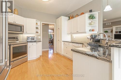 28 Pinehurst Drive, Thames Centre, ON - Indoor Photo Showing Kitchen With Upgraded Kitchen