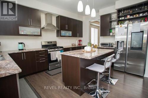 61 Cheevers Road, Brantford, ON - Indoor Photo Showing Kitchen With Upgraded Kitchen