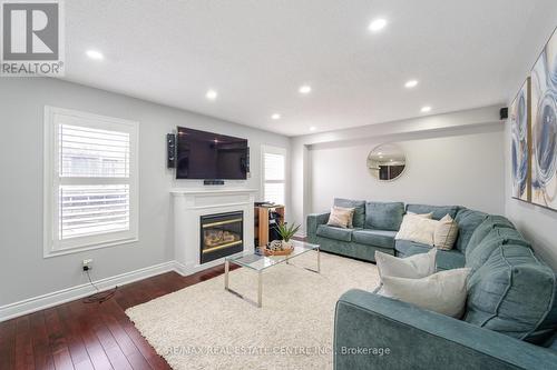 54 Lanewood Street, Brampton, ON - Indoor Photo Showing Living Room With Fireplace
