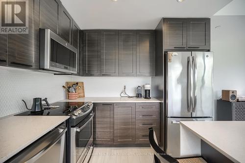 413 - 10 Park Lawn Road, Toronto, ON - Indoor Photo Showing Kitchen With Stainless Steel Kitchen