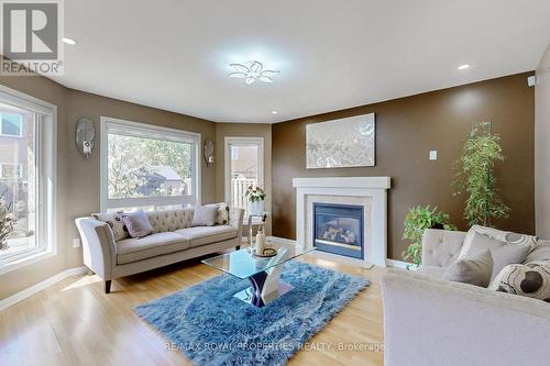 52 Salamander Street, Toronto, ON - Indoor Photo Showing Living Room With Fireplace