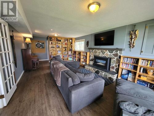 4901 Straume Avenue, Terrace, BC - Indoor Photo Showing Living Room With Fireplace
