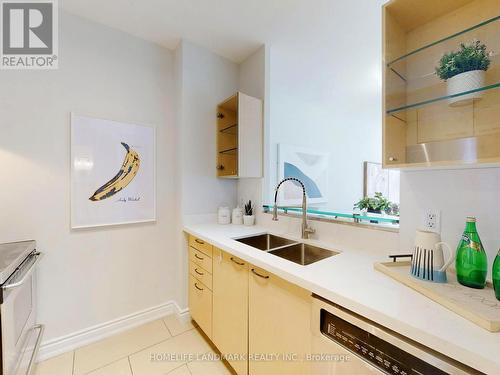 518 - 438 Richmond Street W, Toronto, ON - Indoor Photo Showing Kitchen With Double Sink