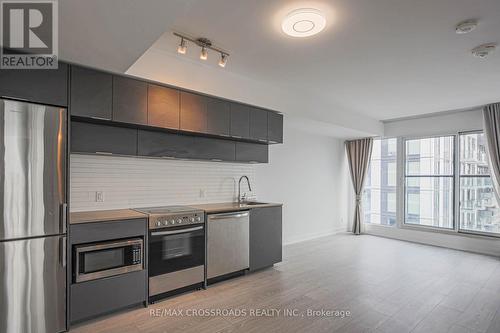 5303 - 181 Dundas Street E, Toronto, ON - Indoor Photo Showing Kitchen With Stainless Steel Kitchen