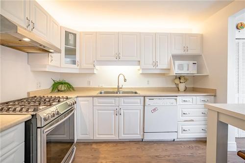 16 Hope Street, Hamilton, ON - Indoor Photo Showing Kitchen With Double Sink