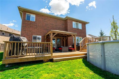 24 Sundance Crescent, Hamilton, ON - Outdoor With Above Ground Pool With Deck Patio Veranda With Exterior