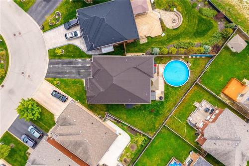24 Sundance Crescent, Hamilton, ON - Outdoor With Above Ground Pool With View