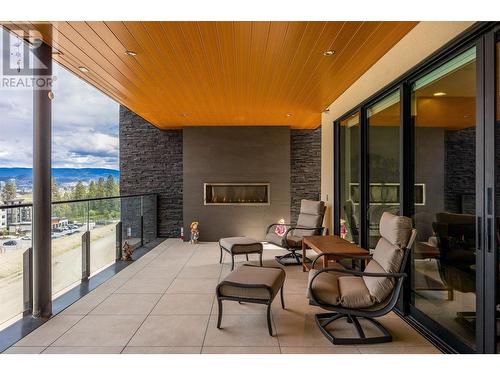 3000 Ariva Drive Unit# 3405, Kelowna, BC - Outdoor With Fireplace With Deck Patio Veranda With Exterior