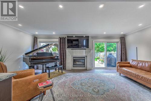 1845 Mickleborough Drive, London, ON - Indoor Photo Showing Living Room With Fireplace