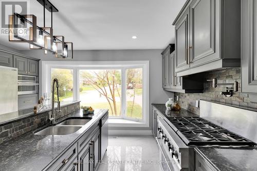 10 Cleaveholm Drive, Halton Hills, ON - Indoor Photo Showing Kitchen With Double Sink With Upgraded Kitchen