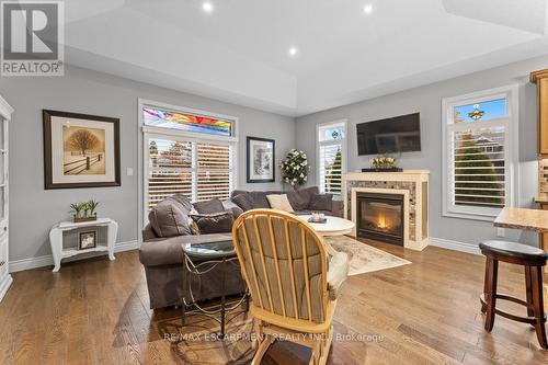 13 - 418 Nelson Street, Norfolk (Port Dover), ON - Indoor Photo Showing Living Room With Fireplace