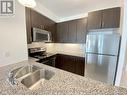 905 - 2900 Highway 7 Road W, Vaughan, ON  - Indoor Photo Showing Kitchen With Stainless Steel Kitchen With Double Sink With Upgraded Kitchen 