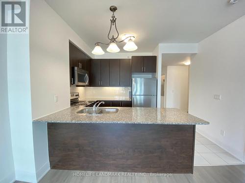 905 - 2900 Highway 7 Road W, Vaughan, ON - Indoor Photo Showing Kitchen With Double Sink