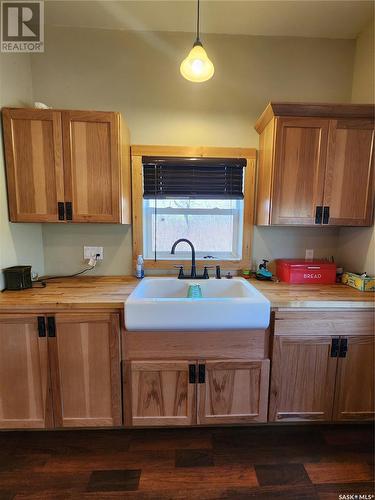 159 Grenfell Beach, Crooked Lake, SK - Indoor Photo Showing Kitchen With Double Sink