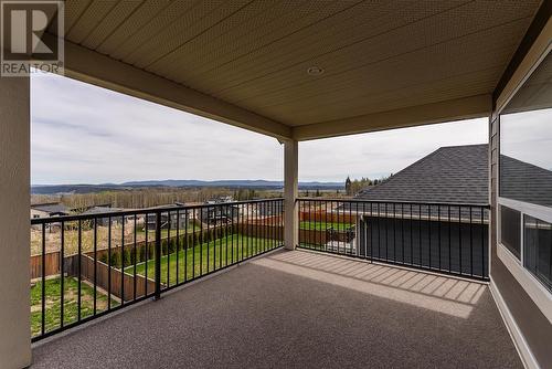 2542 Chancellor Boulevard, Prince George, BC - Outdoor With Deck Patio Veranda With View With Exterior