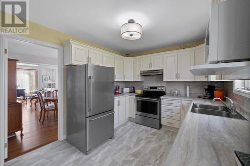10 Burling Crescent, St. John'S, NL - Indoor Photo Showing Kitchen With Stainless Steel Kitchen With Double Sink