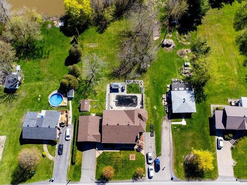 Aerial photo - 855 Ch. De La Haute-Rivière, Sainte-Martine, QC - Outdoor With Body Of Water With View