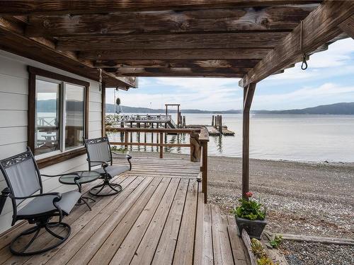 14-1723 Sandy Beach Rd, Mill Bay, BC - Outdoor With Body Of Water With Deck Patio Veranda With View With Exterior