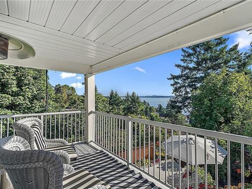 5009 Bonanza Pl, Saanich, BC - Outdoor With Balcony With Deck Patio Veranda With Exterior