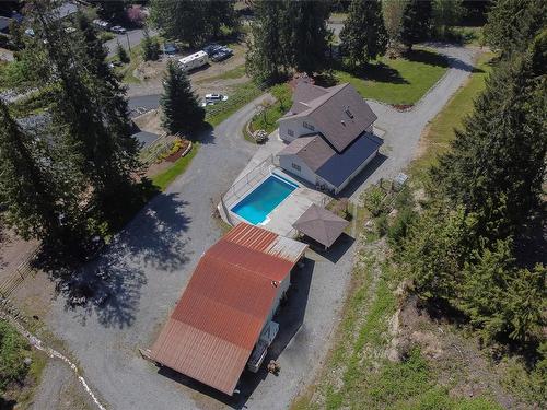 7476 Neva Rd, Lake Cowichan, BC - Outdoor With In Ground Pool With View