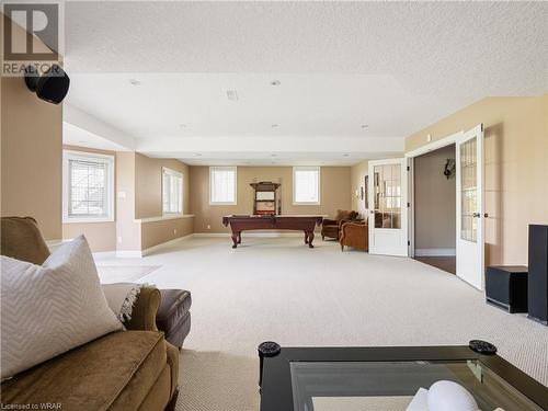 Bright walk-out basement with tons of room for entertaining. - 110 Golf Course Road, Woolwich, ON - Indoor