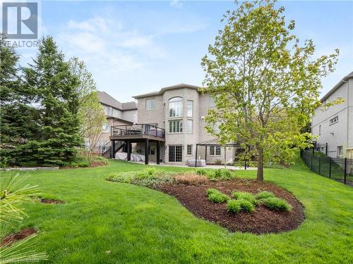 The large yard can accommodate a pool or can be used continuously for entertaining large parties. - 110 Golf Course Road, Woolwich, ON - Outdoor With Deck Patio Veranda