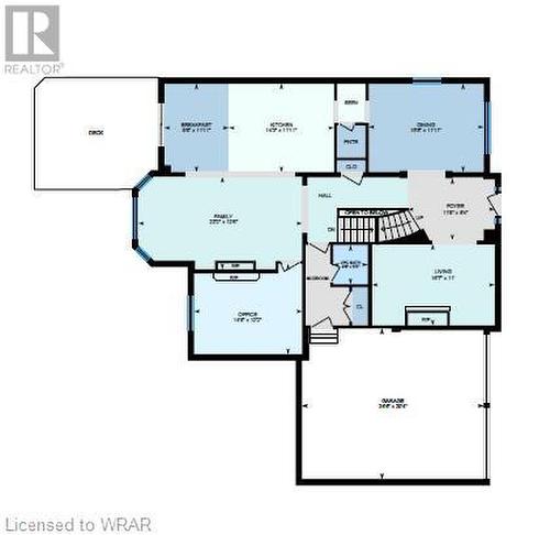Main level floorplan - 110 Golf Course Road, Woolwich, ON - Other
