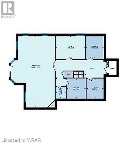Lower level floorplan - 110 Golf Course Road, Woolwich, ON - Other