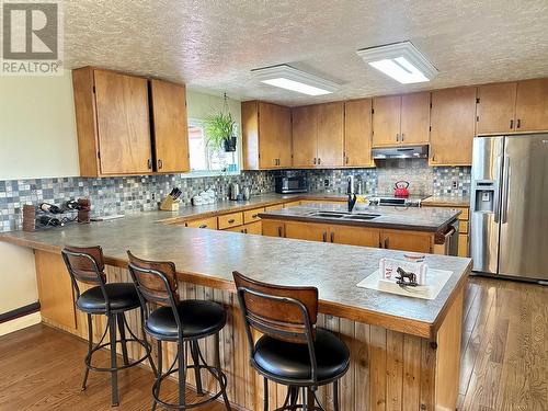 9380 Birch Road, Vanderhoof, BC - Indoor Photo Showing Kitchen With Double Sink