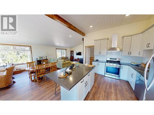 6385 Eagan Lake Road, Bridge Lake, BC - Indoor Photo Showing Kitchen With Double Sink