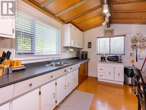 45 Crooked Court, Kawartha Lakes, ON - Indoor Photo Showing Kitchen With Double Sink