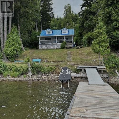 2878 Squirrel Point, Terrace, BC - Outdoor With Body Of Water With Deck Patio Veranda