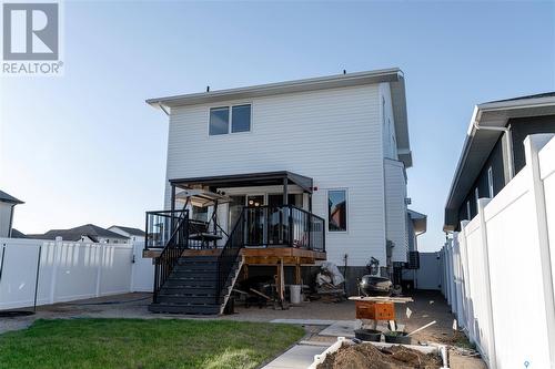 4825 Keller Avenue, Regina, SK - Outdoor With Deck Patio Veranda With Exterior