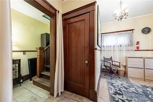 Foyer/Door to Basement - 24 Burris Street, Hamilton, ON - Indoor Photo Showing Other Room
